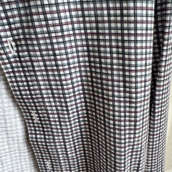 Left Coast Tee Plaid Button Down Mens Shirt Size Medium 100% cotton - Picture 3 of 4